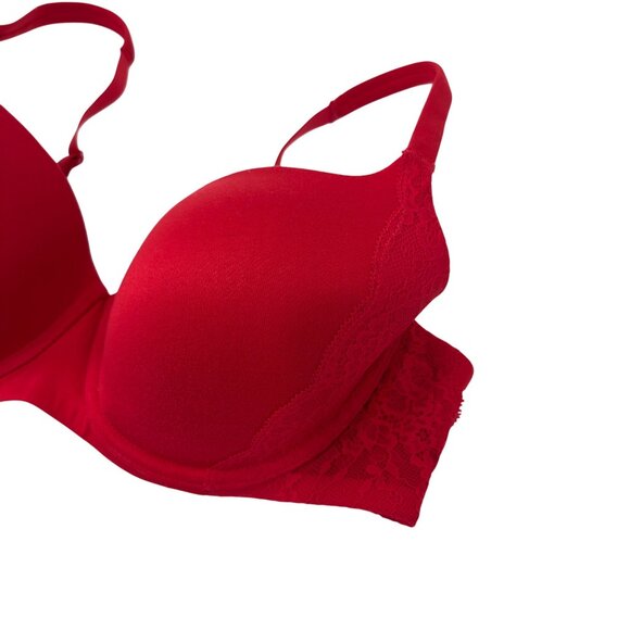 Secret Treasures Women Red Push-Up Underwire Bra Size 40C - Picture 9 of 11